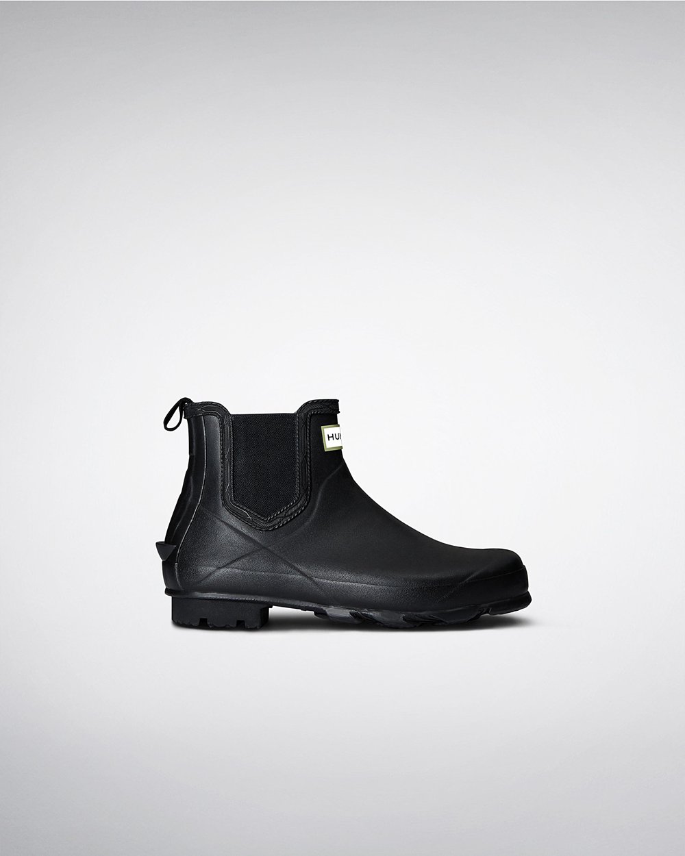 Mens Chelsea Boots - Hunter Norris Field (92OAHXDFP) - Black